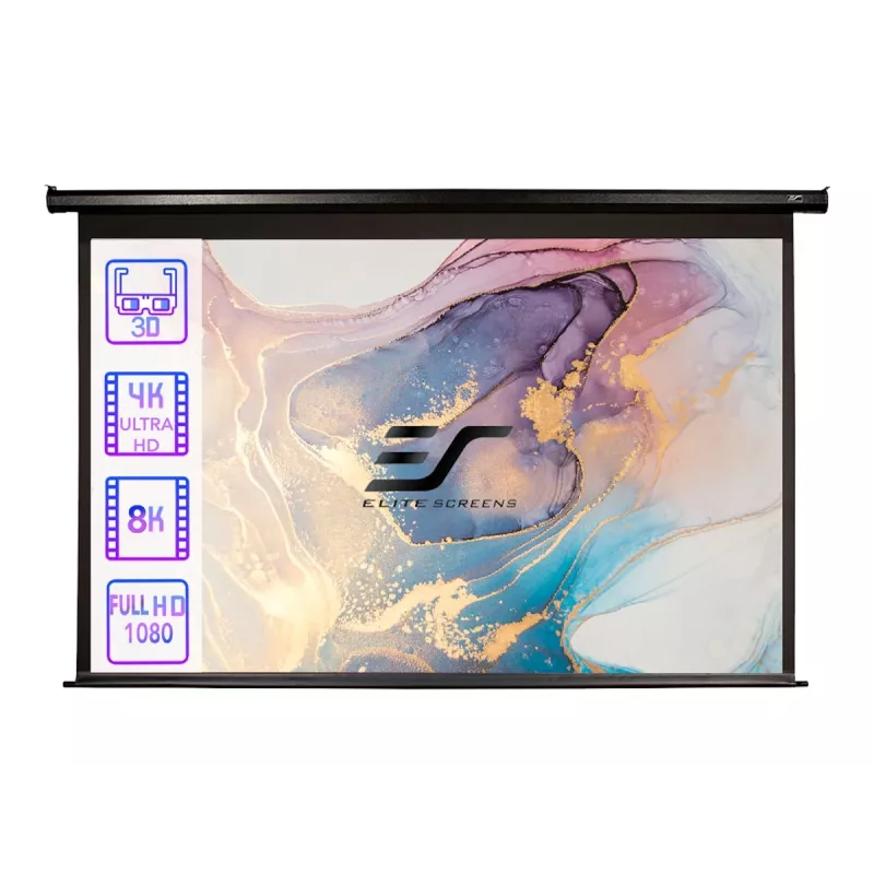 Elite Screens | Serie Spectrum | Electric100H | Diagonale 100 inch | 16:9 | Larghezza immagine (L) 221 cm | nero