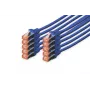 Cavo di rete Digitus CAT 6 S/FTP RJ-45 0,5 m blu