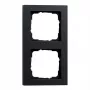 Placca per 2 moduli Gira E2 nero – modello 21209