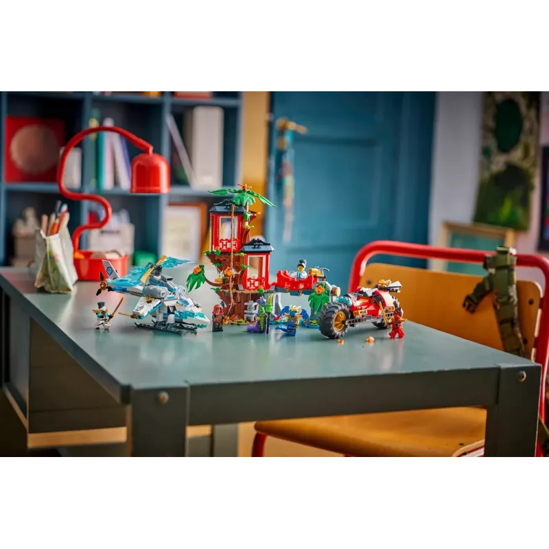 LEGO NINJAGO 71857 Battaglia nella casa sull'albero dei veicoli ninja