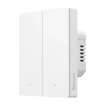 Interruttore a parete WiFi Sonoff M5-2C-80W 2 canali per cornice