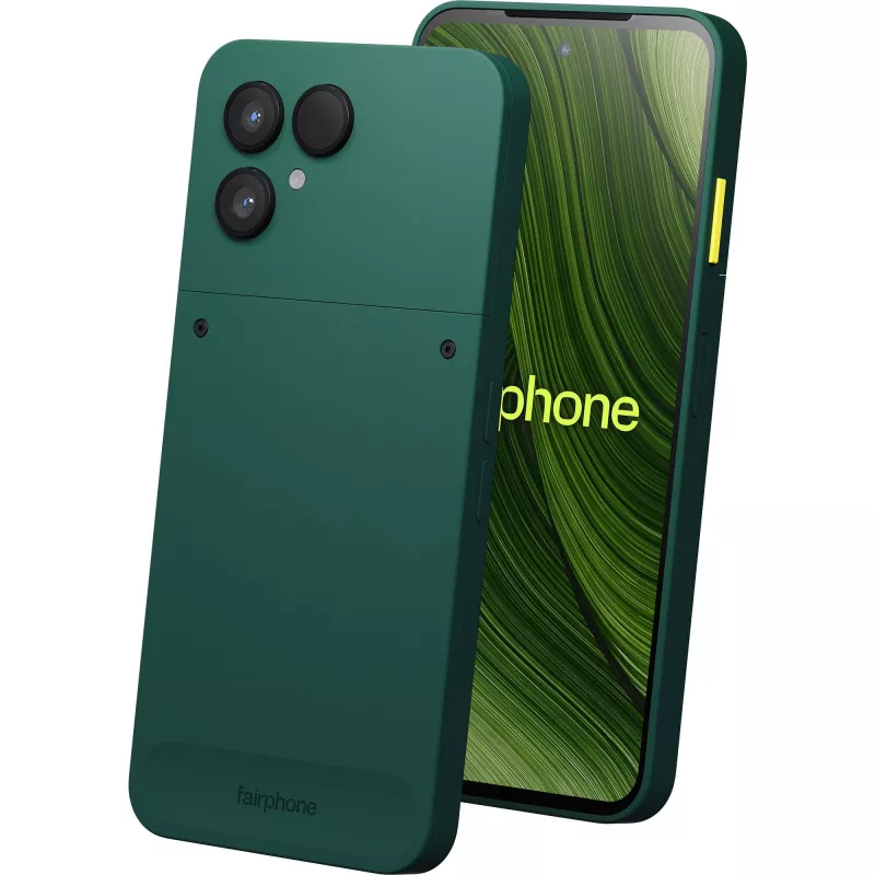 Fairphone The (Gen 6) 16 cm (6,31 inch) Dual SIM Android 15 5G USB Type-C 8 GB 256 GB 4415 mAh verde