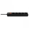 Ciabatta SAVIO LZ-16 — cavo 1,8 m, 5 prese AC, per interni, 210–250 V, 50 Hz, 2500 W, nero