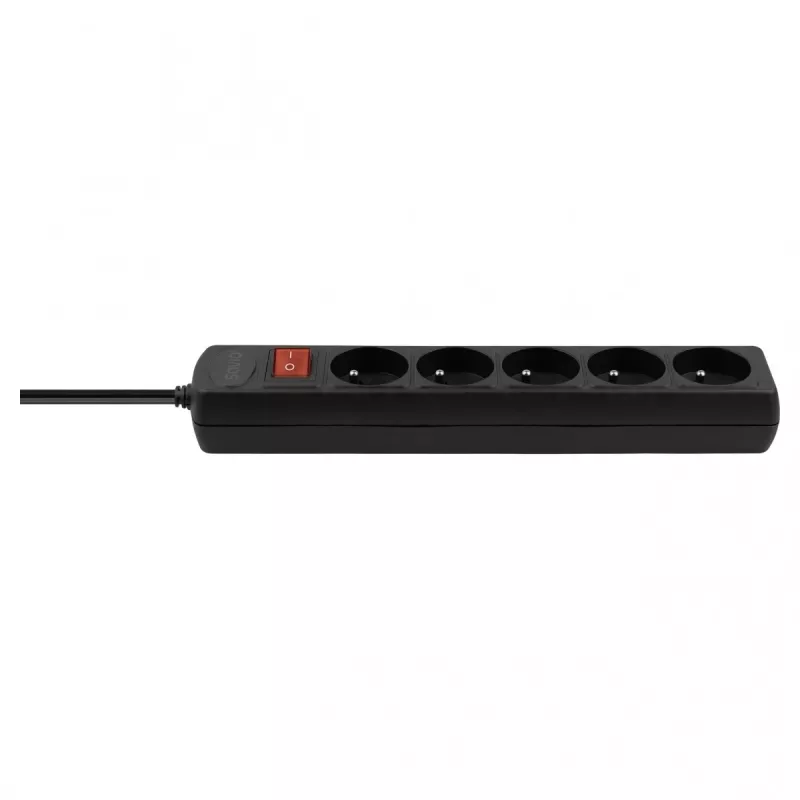 Ciabatta SAVIO LZ-16 — cavo 1,8 m, 5 prese AC, per interni, 210–250 V, 50 Hz, 2500 W, nero