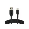 Cavo intrecciato USB-C a USB-A 3m nero