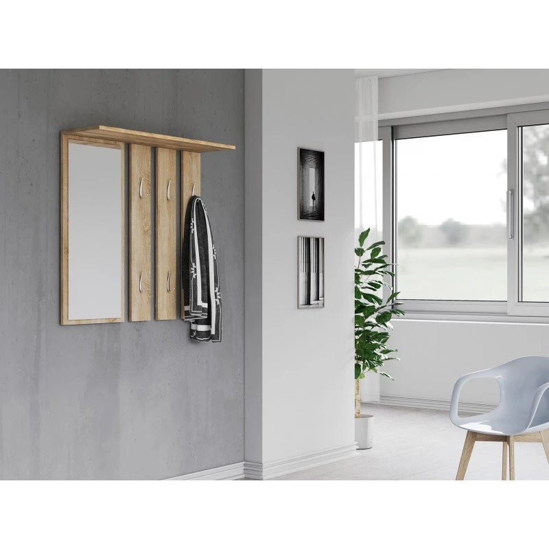 Topeshop OPAL WIESZAK SONOMA appendiabiti rovere