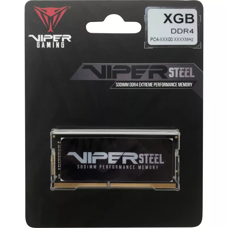 SO-DIMM 32 GB DDR4-2400, memoria grigio, PVS432G240C5S, Viper Steel, INTEL XMP