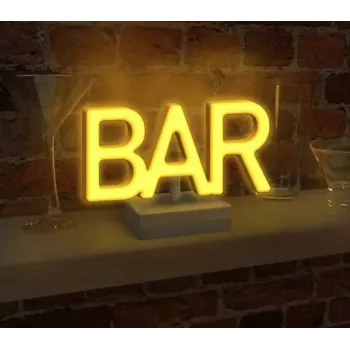 Lampada LED neon da terra Paladone Bar