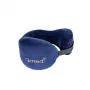 Cuscino da viaggio per collo Qmed DRQE3J1CDXUXP — ergonomico sagomato in schiuma PU, 240×230×125 mm, densità 45 kg/m³, rosso granato