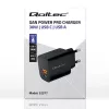 Alimentatore QOLTEC 52377 GaN 30W uscita 5–20V per dispositivi portatili