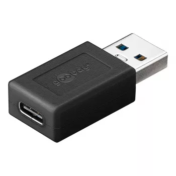 Goobay 45400 Adattatore USB 3.2 1st Gen USB-A maschio a USB-C femmina Su