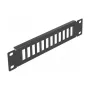 Patch panel fibra ottica DeLOCK 10 pollici 12 porte SC duplex LC quad 1U nero