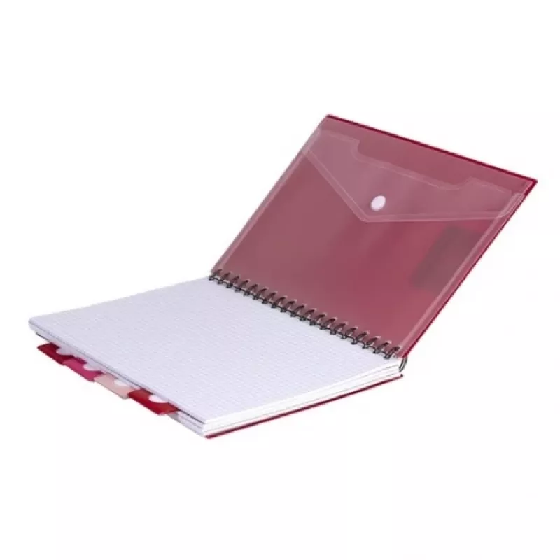 Blocco a spirale A5 Coolpack rosso