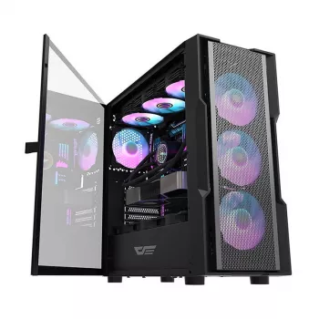 Case per computer Darkflash DK431 Mesh, ATX, nero