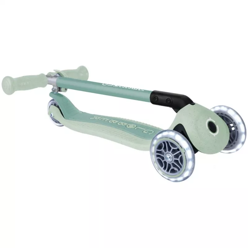 Primo Foldable Plus Lights Eco, monopattino verde chiaro