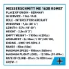 Mattoncini Messerschmitt Me 163B Komet 543 pezzi