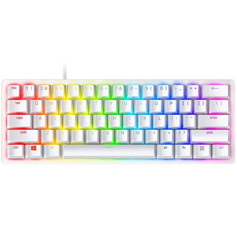 Razer Huntsman Mini Tastiera Gaming USB QWERTY inglese bianco