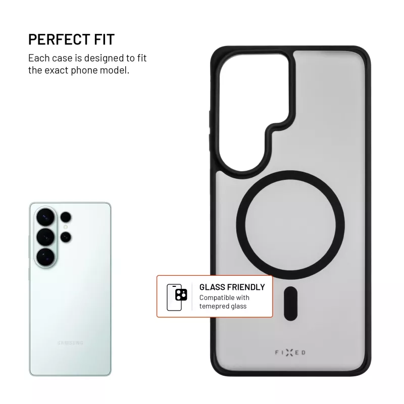 Fixed MagMisty | Cover posteriore | Samsung | Galaxy S26 Ultra | Policarbonato/TPU | Nero