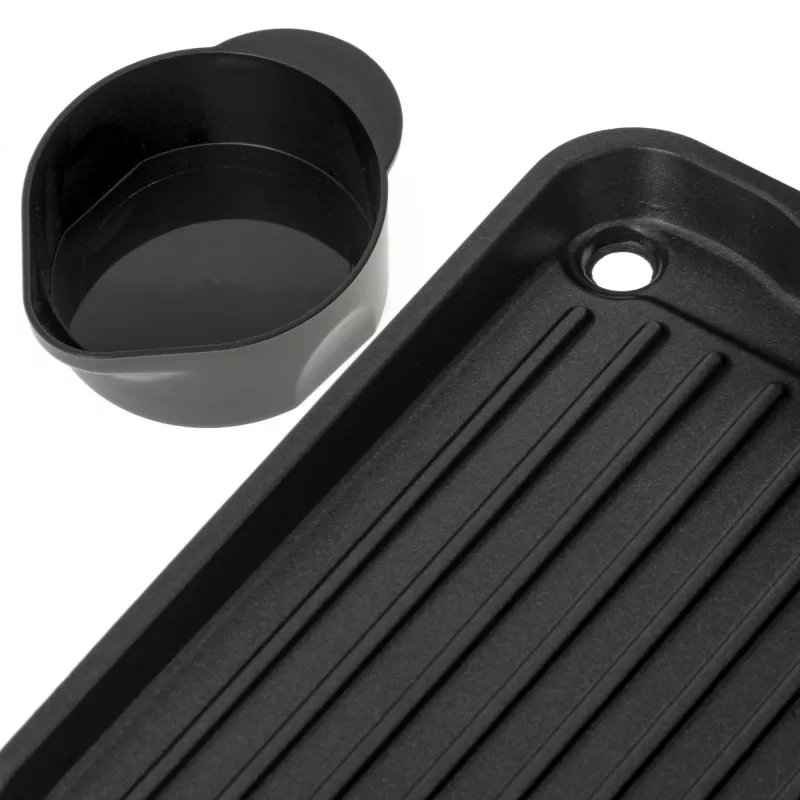 Mesko MS 3050 Griglia di contatto, 1800 W, nero/acciaio inox