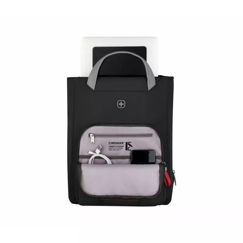 Borsa da donna Wenger SwissGear Motion Vertical Tote 39,6 cm 15,6 pollici nero