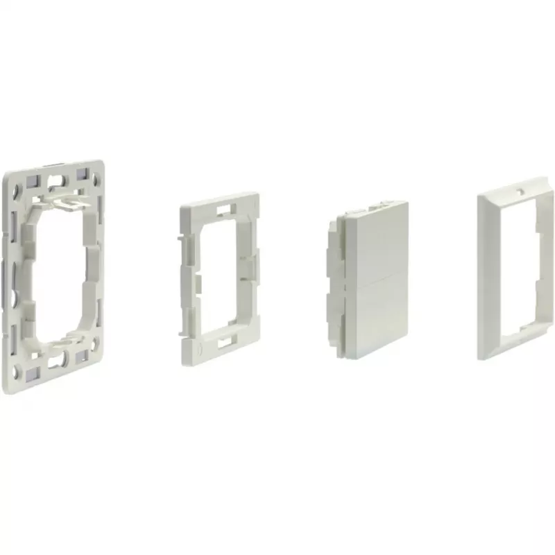 Shelly · Accessorio Plug & Play · BLU Wall Switch 4 adattatore Gira & Merten ·