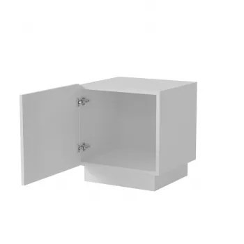 Comodino Cama 2 pz. LIVERTI 45x42x47 cm bianco MDF/truciolare