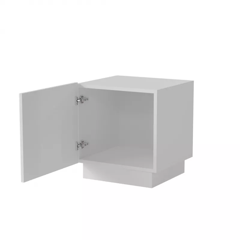 Comodino Cama 2 pz. LIVERTI 45x42x47 cm bianco MDF/truciolare