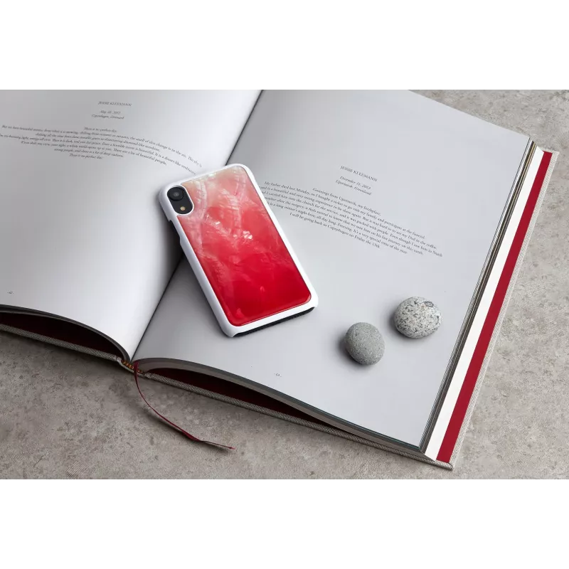 Custodia per smartphone iKins per iPhone XR – pink lake e bianco