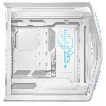 ASUS ROG GR701 Hyperion White, PC, Bianco, ATX, EATX, micro ATX, Mini-ITX, Alluminio, Multi, Front
