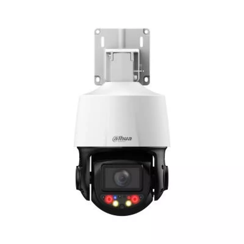 Telecamera di sicurezza IP turret DAHUA SD3E410DB-GNY-A-PV1 – esterno, montaggio a soffitto, 4 MP (2560×1440), cablata, PoE, DC, bianco