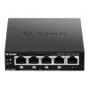 Switch di rete D-Link DGS-1005P/E unmanaged Gigabit Ethernet (10/100/1000) Power over Ethernet (PoE) nero