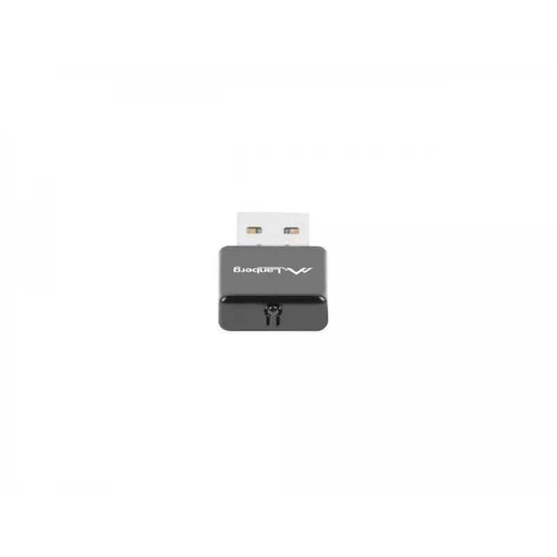 Adattatore USB Wi-Fi LANBERG NC-0300-WI, 2 antenne interne 2 dBi, USB 2.0, fino a 2400 Mbit/s, nero