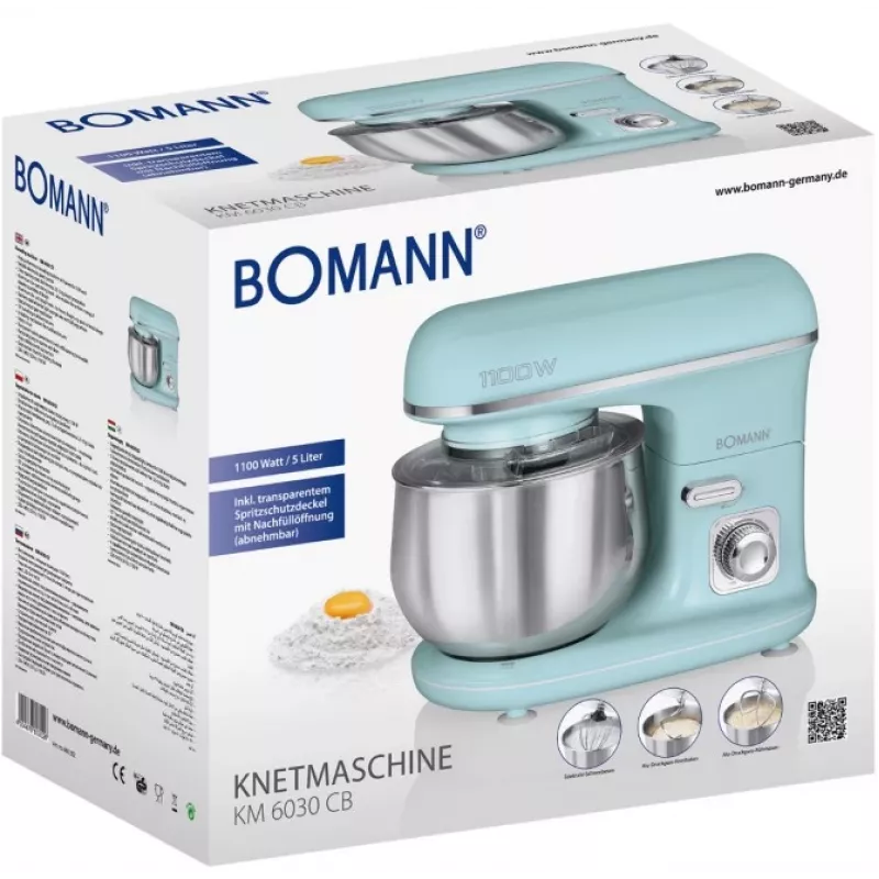 Robot da cucina Bomann KM 6030 CB 1100 W 5 L color menta