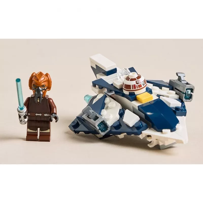 LEGO Microfighter Star Wars Starfighter Jedi di Plo Koon 75400 — 89 pezzi, 1 minifigura, età 6+