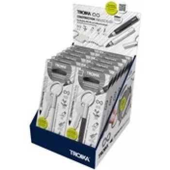 Espositore da banco TROIKA ENDLESS TO GO penna multitasking portachiavi 12 pezzi