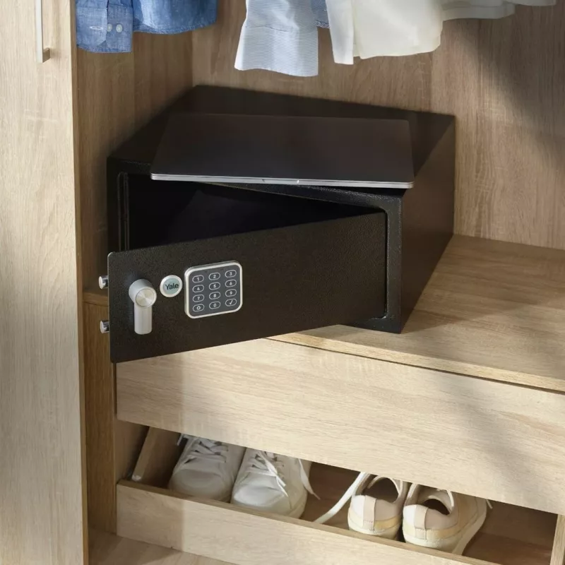 Cassaforte freestanding Yale YLV/200/DB2 acciaio nero 24L combinazione numerica