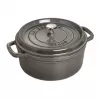 Staub La Cocotte rotonda in ghisa 26 cm, grigio grafite