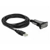Adattatore DELOCK USB 2.0 Type-A a 1 x Seriale RS-232 DB9 3 m
