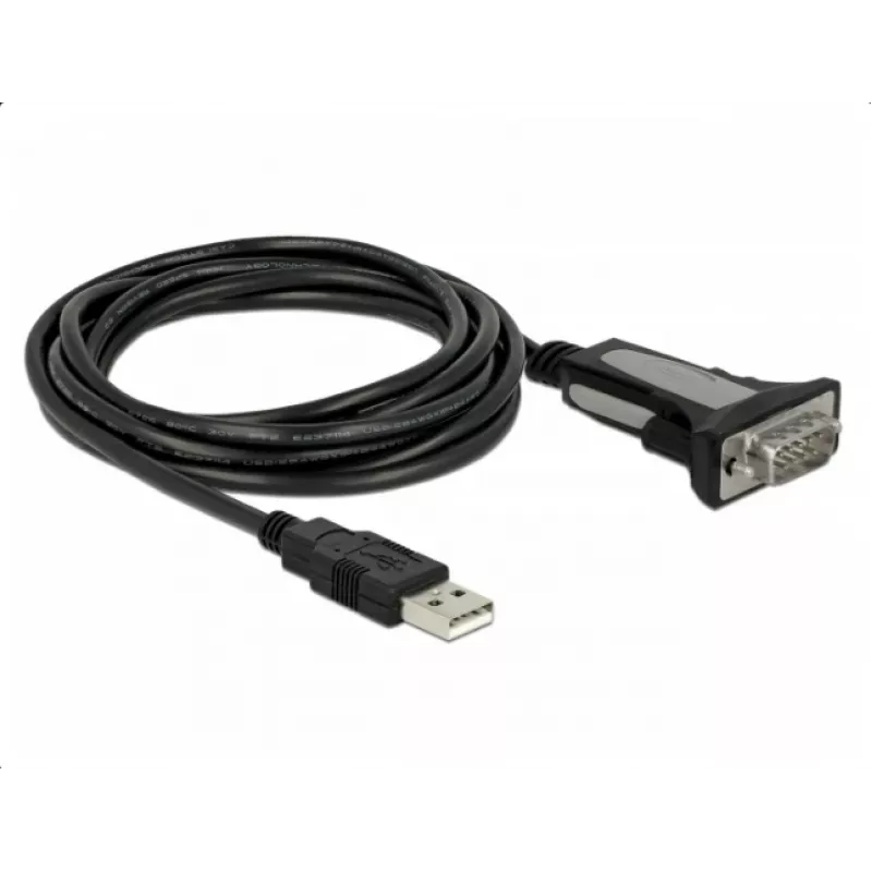 Adattatore DELOCK USB 2.0 Type-A a 1 x Seriale RS-232 DB9 3 m