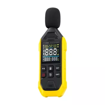 Fonometro Fnirsi FDM01 — misuratore digitale di decibel, campo di misura 30–130 dB