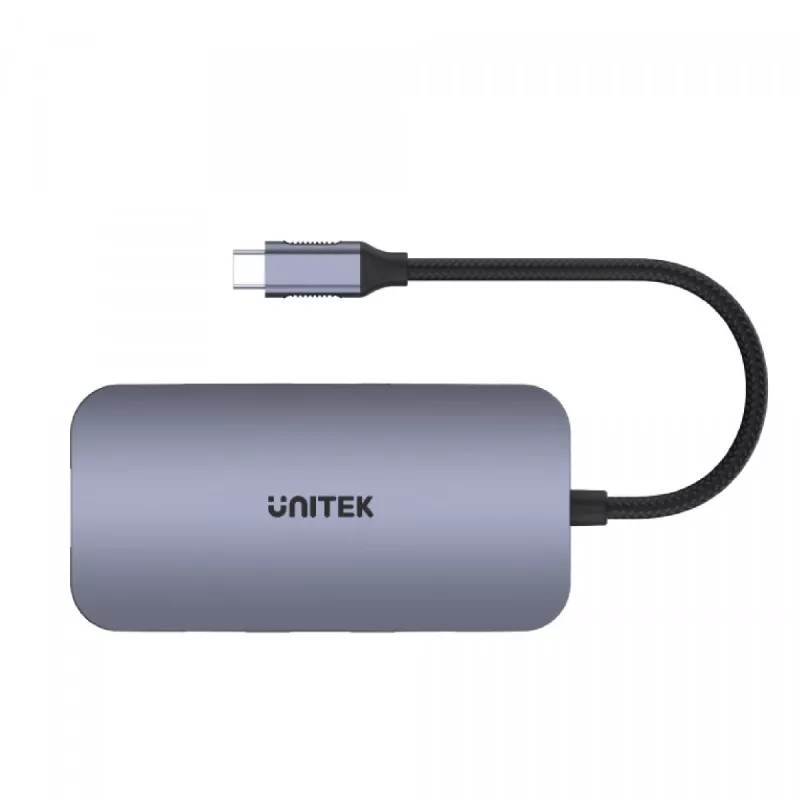 UNITEK D1071A hub interfaccia USB 3.0 SuperSpeed 5 Gb/s argento