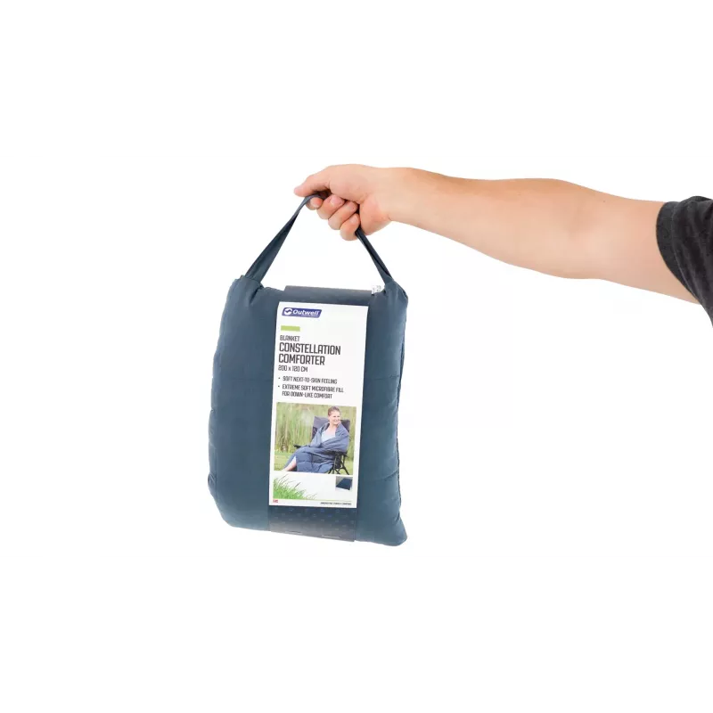 Coperta da campeggio Outwell 230466 — blu, nylon/poliestere, 120 cm x 200 cm, 900 g