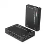 Lindy extender HDMI e IR over IP, 1920 x 1080 pixel, trasmettitore e ricevitore AV, 150 m, con filo, nero, HDCP