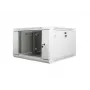 Lanberg armadio a parete 19 inch 6U 600x600mm grigio (porta in vetro)