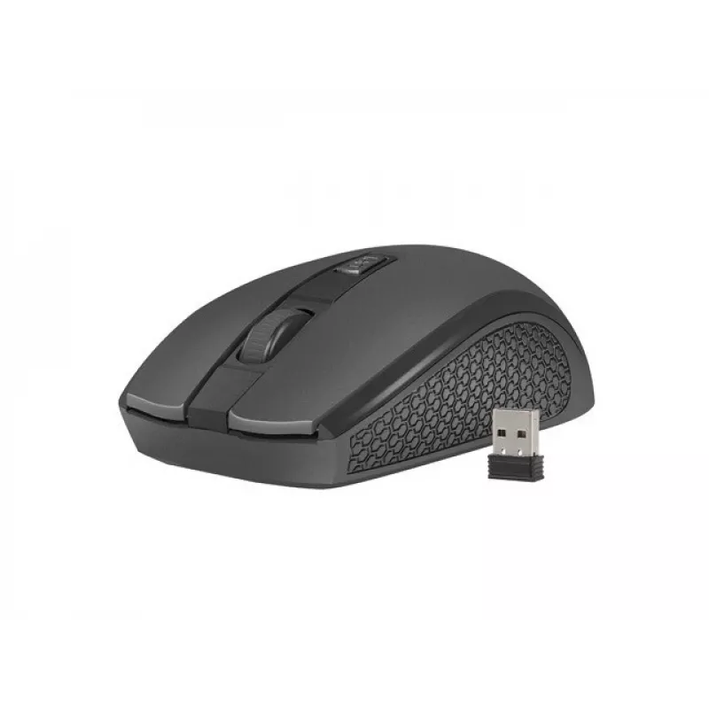 Natec Squid NZB-1989 Kit tastiera e mouse wireless, layout US, nero