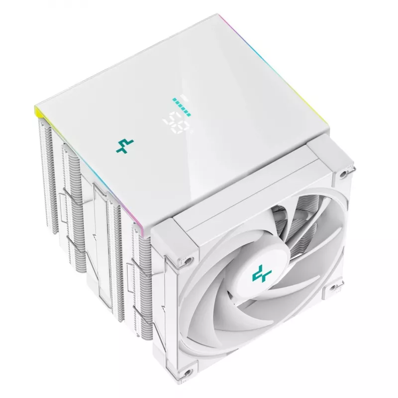 Dissipatore ad aria per processore DeepCool AK620 Digital WH 12 cm bianco 1 pz.
