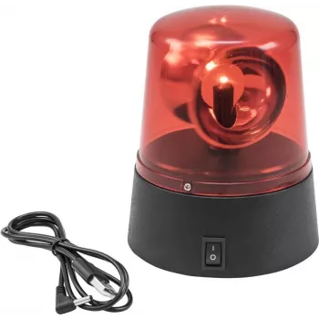Luce mini polizia LED EUROLITE 50603662 rosso – ricaricabile USB, segnale di avvertimento compatto a batteria