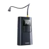 Baseus PrimeTrip VA1 compressore portatile per pneumatici, 75 W, 2 in 1 con torcia e power bank da 6000 mAh, nero