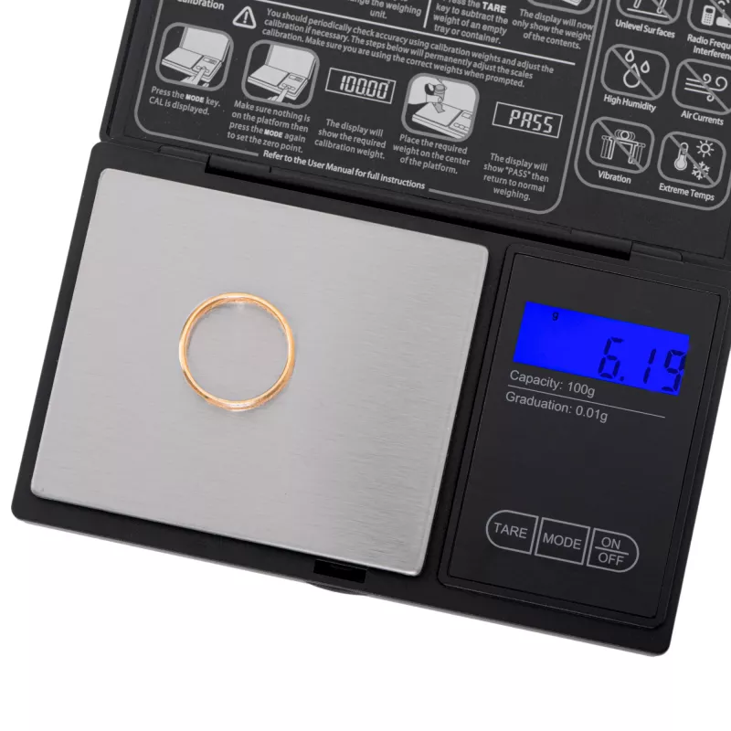 Adler | Bilancia di precisione | AD 3176 | Portata massima 0,1 kg | nero