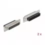 Connettore per fili DeLOCK 66725 D-Sub HD 44 poli nero argento